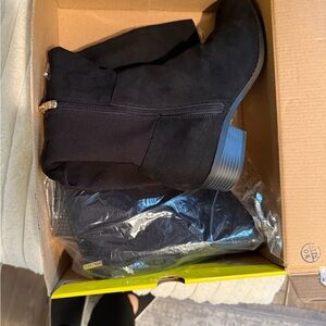 Black Suede Ankle Boots